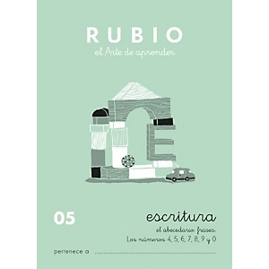 RUBIO Cuaderno Escritura, A5, Nº 05