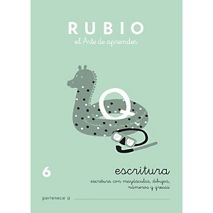 RUBIO Cuaderno Escritura, A5, Nº 6