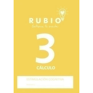 RUBIO Cuaderno Estimulación Cognitiva Cálculo, A4, Nº 3