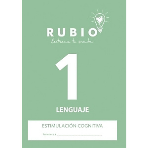 RUBIO Cuaderno Estimulación Cognitiva Lenguaje, A4, Nº 1
