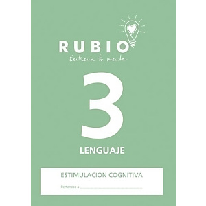 RUBIO Cuaderno Estimulación Cognitiva Lenguaje, A4, Nº 3