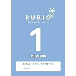 RUBIO Cuaderno Estimulación Cognitiva Memoria, A4, Nº 1
