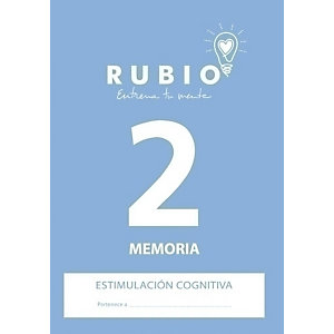 RUBIO Cuaderno Estimulación Cognitiva Memoria, A4, Nº 2