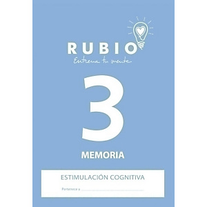 RUBIO Cuaderno Estimulación Cognitiva Memoria, A4, Nº 3
