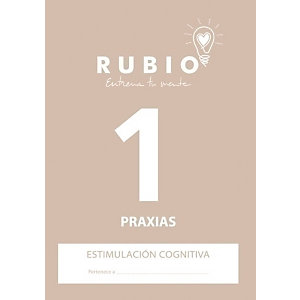 RUBIO Cuaderno Estimulación Cognitiva Praxias, A4, Nº 1