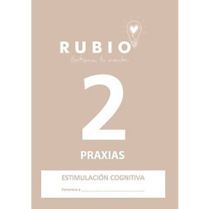 RUBIO Cuaderno Estimulación Cognitiva Praxias, A4, Nº 2