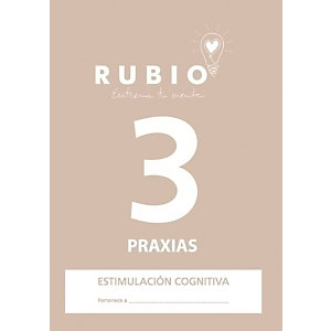 RUBIO Cuaderno Estimulación Cognitiva Praxias, A4, Nº 3
