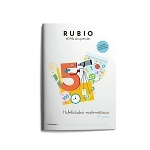 RUBIO Cuaderno habilidades matemáticas, +5 años
