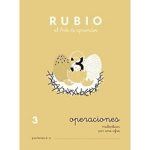 RUBIO Cuaderno Operacion y Problemas, A5, Nº 3
