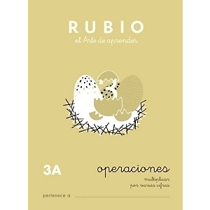 RUBIO Cuaderno Operacion y Problemas, A5, Nº 3A