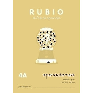 RUBIO Cuaderno Operacion y Problemas, A5, Nº 4A