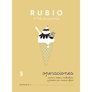 RUBIO Cuaderno Operacion y Problemas, A5, Nº 5