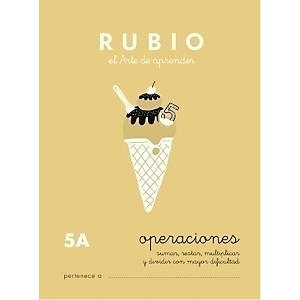 RUBIO Cuaderno Operacion y Problemas, A5, Nº 5A