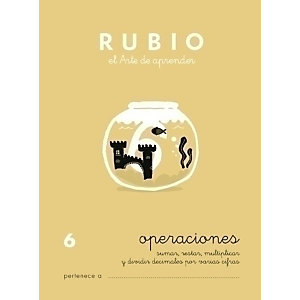 RUBIO Cuaderno Operacion y Problemas, A5, Nº 6