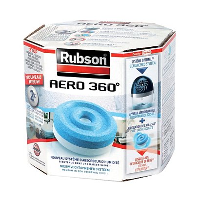 RUBSON 2 recharges Rubson pour absorbeur d'humidité Aéro 360
