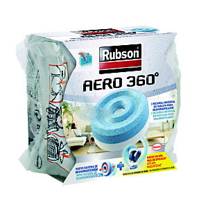 Rubson AERO360º TAB Recarga en tableta 2 en 1 con fragancia neutra Rubson AERO360º TAB Recarga en tableta 2 en 1 con fragancia neutra