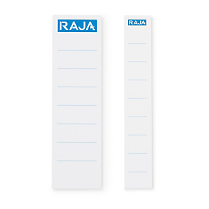 Rugetiket voor ordners Raja Rugetiket voor ordners Raja