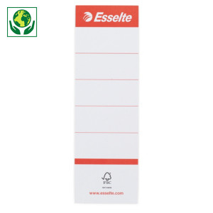 Rugetiketten voor Esselte mappen Rugetiketten voor Esselte mappen