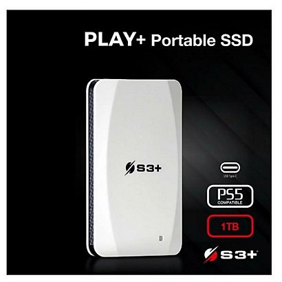S3 PLUS, Ssd, 1tb s3+ usb-c portable ss, S3SSDP1T0 - 1