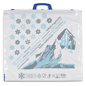 Sac isotherme imprimé fermeture pression Sac isotherme imprimé fermeture pression