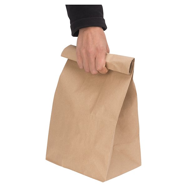 Sac kraft brun sans poignée - 5