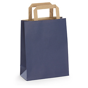 Sac kraft couleur à poignées plates RAJA Sac kraft couleur à poignées plates RAJA