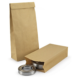Sac papier kraft haute résistance brun simple épaisseur 90 g/m? 32x41x13 cm