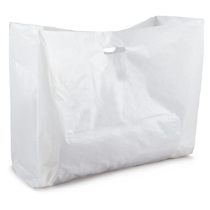 Sac plastique grand volume à poignées découpées Sac plastique grand volume à poignées découpées