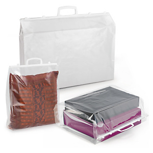 Sac plastique à poignées rigides Sac plastique à poignées rigides