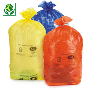 Sac poubelle couleur tri sélectif Sac poubelle couleur tri sélectif