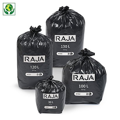 Sac-poubelle noir ultra-résistant Raja