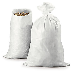 Sac poubelle réutilisable 70l en polypropylène tissé 60 x 100 cm - Carton 100 unités