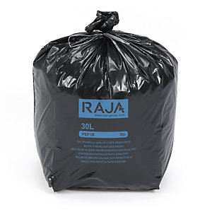Sac poubelle recyclé extra-forte résistance RAJA