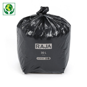 Sac poubelle recyclé qualité industrielle RAJA