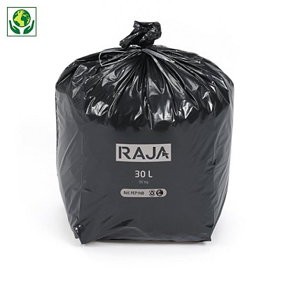 Sac poubelle recyclé qualité industrielle RAJA