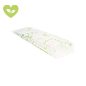 Sacchetto monouso per panino, Carta pergamena antigrasso, 9 + 4 x 30 cm, Design Parole (confezione 500 pezzi) Sacchetto monouso per panino, Carta pergamena antigrasso, 9 + 4 x 30 cm, Design Parole (confezione 500 pezzi)
