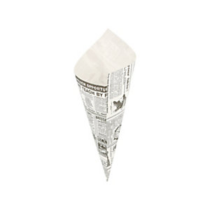 Sacchetto monouso a punta, Carta pergamena antigrasso, 29,5 x 21 cm, Design Times (confezione 250 pezzi)