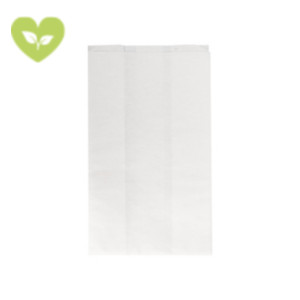 Sacchetto per panini da grill, Cellulosa bianca, Antigrasso, 14+7 x 22 cm, Bianco (confezione 3.000 pezzi) Sacchetto per panini da grill, Cellulosa bianca, Antigrasso, 14+7 x 22 cm, Bianco (confezione 3.000 pezzi)