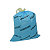 Sacchi extraforti con maniglie profumati - Colore azzurro - Profumazione Floreale - 30 litri - F.to 55 x 65 - Spessore 20 micron (confezione 15 pezzi) - 2