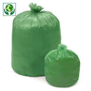 Sacchi spazzatura biodegradabili e compostabili