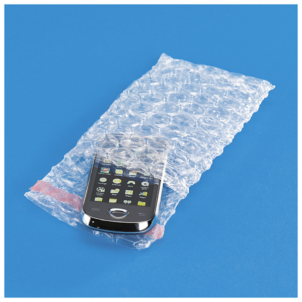 Sachet bulles Ø 18 mm à fermeture adhésive 30% recyclé RAJA 10x16,5 cm  - 1