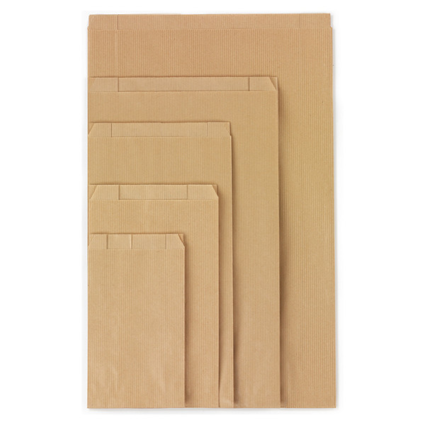 Sachet cadeau kraft classique naturel 18x33 - 1