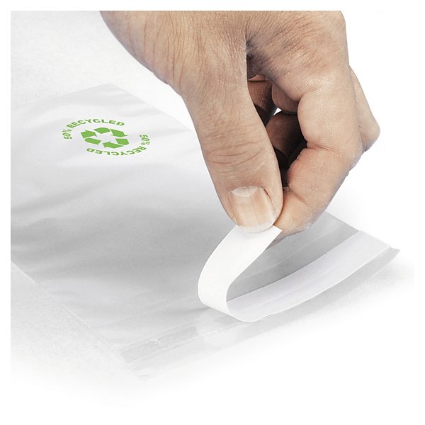 Sachet givré à fermeture adhésive50% recyclé 23 x 32 cm - 2