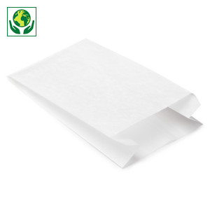 Download Sachet kraft blanc à soufflets 12 x 21 x 6 cm biosource ...