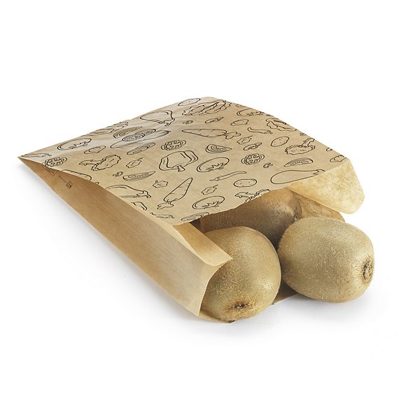 Sachet kraft primeur avec soufflets 14x20x7 cm - 2