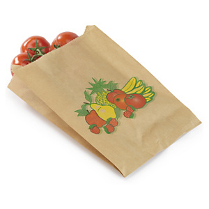 Sachet kraft primeur avec soufflets 14x28x9 cm