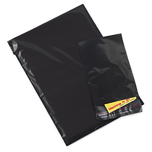 Sachet noir opaque à fermeture adhésive Sachet noir opaque à fermeture adhésive