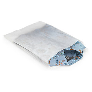 Sachet papier cristal à fermeture adhésive 30 x 40 x 4 cm