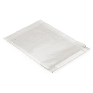 Sachet papier cristal à fermeture adhésive 35 x 50 x 4 cm