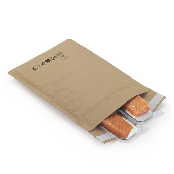 Sachet papier isotherme à fermeture adhésive 28,5 x 36,5 cm - 1